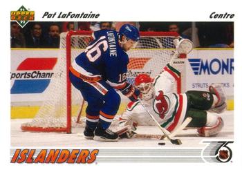 1991-92 Upper Deck French #253 Pat LaFontaine Front