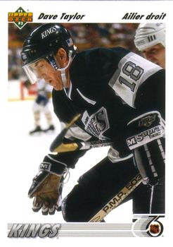 1991-92 Upper Deck French #270 Dave Taylor Front