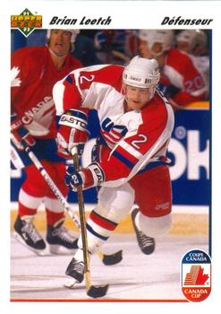 1991-92 Upper Deck French #35 Brian Leetch Front