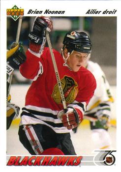 1991-92 Upper Deck French #380 Brian Noonan Front