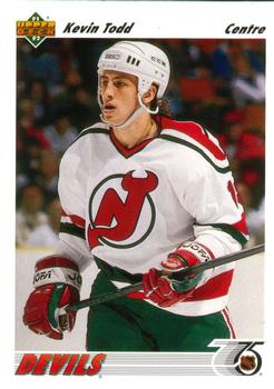 1991-92 Upper Deck French #401 Kevin Todd Front