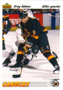 1991-92 Upper Deck French #426 Greg Adams Front