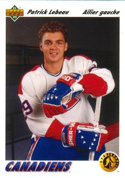 1991-92 Upper Deck French #453 Patrick Lebeau Front