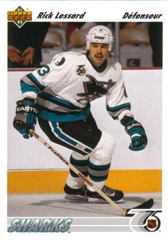 1991-92 Upper Deck French #520 Rick Lessard Front