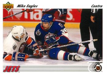 1991-92 Upper Deck French #523 Mike Eagles Front
