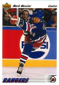 1991-92 Upper Deck French #545 Mark Messier Front