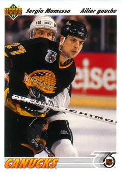 1991-92 Upper Deck French #571 Sergio Momesso Front