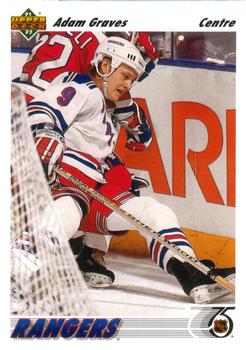 1991-92 Upper Deck French #574 Adam Graves Front