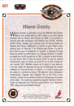 1991-92 Upper Deck French #621 Wayne Gretzky Back