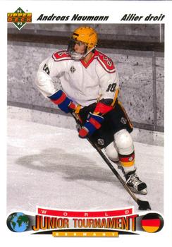 1991-92 Upper Deck French #678 Andreas Naumann Front
