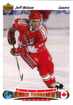 1991-92 Upper Deck French #689 Jeff Nelson Front