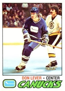 1977-78 O-Pee-Chee #111 Don Lever Front