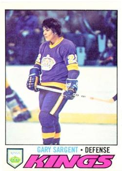 1977-78 O-Pee-Chee #113 Gary Sargent Front