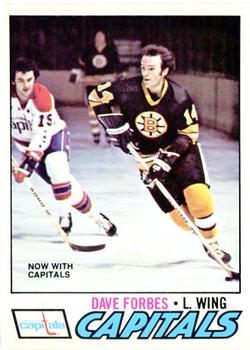 1977-78 O-Pee-Chee #143 Dave Forbes Front