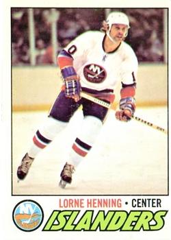 1977-78 O-Pee-Chee #219 Lorne Henning Front