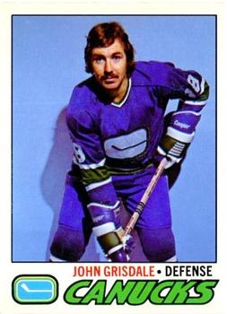 1977-78 O-Pee-Chee #277 John Grisdale Front