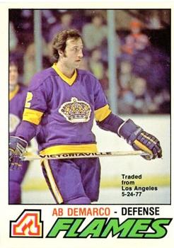 1977-78 O-Pee-Chee #283 Ab DeMarco Front