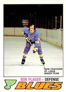 1977-78 O-Pee-Chee #285 Bob Plager Front