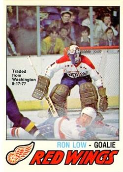 1977-78 O-Pee-Chee #305 Ron Low Front