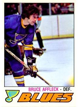 1977-78 O-Pee-Chee #376 Bruce Affleck Front