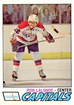 1977-78 O-Pee-Chee #378 Ron Lalonde Front