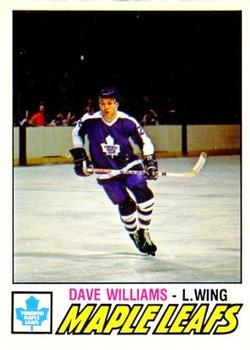 1977-78 O-Pee-Chee #383 Dave Williams Front
