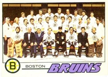 1977-78 O-Pee-Chee #72 Boston Bruins Team Front