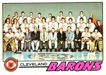1977-78 O-Pee-Chee #75 Cleveland Barons Team Front