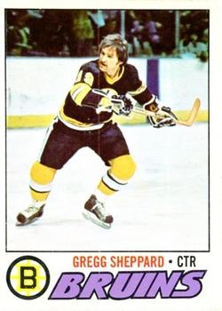 1977-78 O-Pee-Chee #95 Gregg Sheppard Front