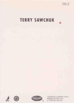 1992-93 Parkhurst - Parkie Reprints #PR-2 Terry Sawchuk Back