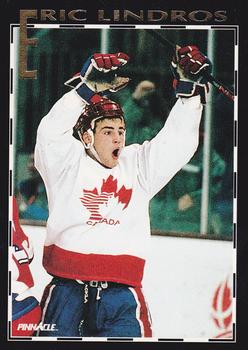 1992-93 Pinnacle Eric Lindros #14 Canadian National Team Front