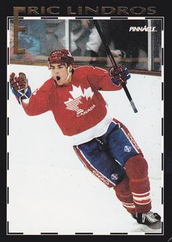 1992-93 Pinnacle Eric Lindros #15 Canadian National Team Front