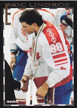 1992-93 Pinnacle Eric Lindros #16 Canadian National Team Front