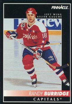 1992-93 Pinnacle Canadian #115 Randy Burridge Front