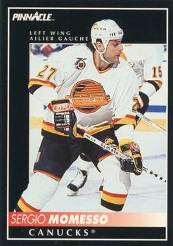 1992-93 Pinnacle Canadian #163 Sergio Momesso Front