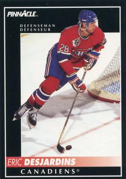 1992-93 Pinnacle Canadian #16 Eric Desjardins Front