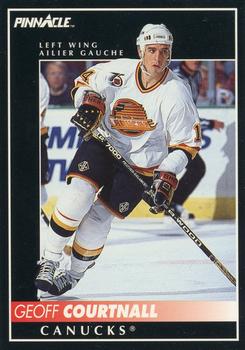 1992-93 Pinnacle Canadian #187 Geoff Courtnall Front