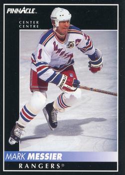 1992-93 Pinnacle Canadian #1 Mark Messier Front