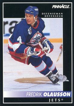 1992-93 Pinnacle Canadian #202 Fredrik Olausson Front