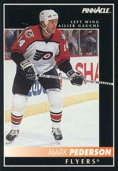 1992-93 Pinnacle Canadian #213 Mark Pederson Front