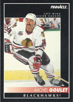 1992-93 Pinnacle Canadian #22 Michel Goulet Front
