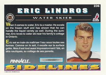 1992-93 Pinnacle Canadian #236 Eric Lindros Back