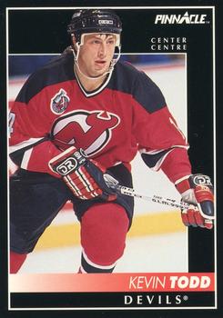 1992-93 Pinnacle Canadian #272 Kevin Todd Front