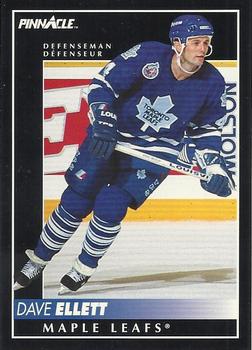 1992-93 Pinnacle Canadian #273 Dave Ellett Front