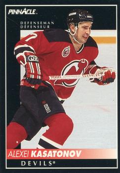 1992-93 Pinnacle Canadian #289 Alexei Kasatonov Front