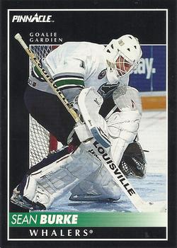 1992-93 Pinnacle Canadian #295 Sean Burke Front