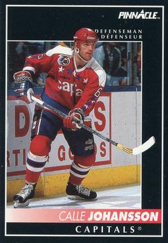 1992-93 Pinnacle Canadian #30 Calle Johansson Front