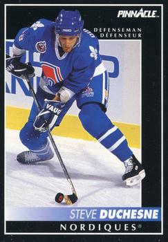 1992-93 Pinnacle Canadian #320 Steve Duchesne Front
