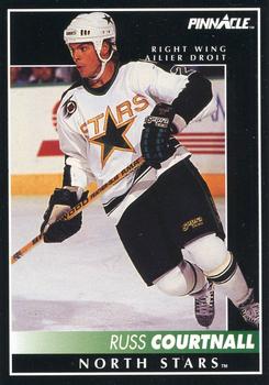 1992-93 Pinnacle Canadian #337 Russ Courtnall Front