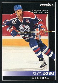 1992-93 Pinnacle Canadian #338 Kevin Lowe Front